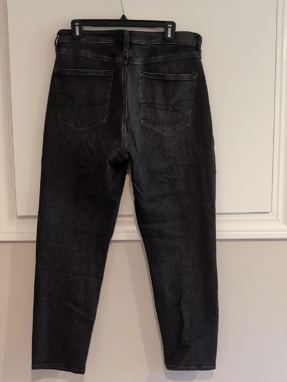 American Eagle Outfitters Black Slim Straight Jeans, 12 - Picture 3 of 4